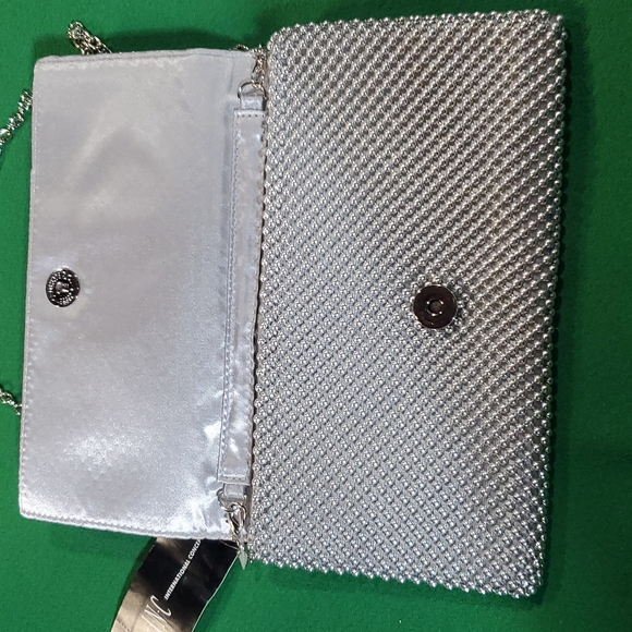 Inc international concepts Prudence Shiny Mesh Clutch Created for Macy's - Picture 3 of 10